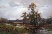John MacWhirter Landscape oil